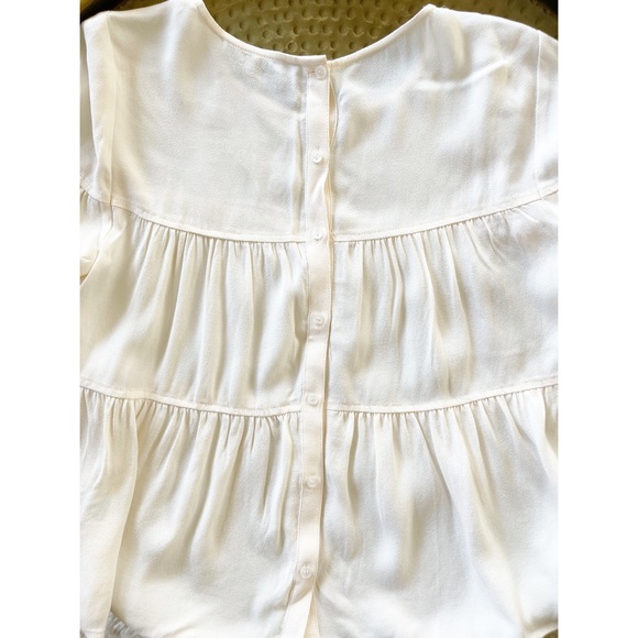 Madewell Tiered Blouse Small - Picture 7 of 7
